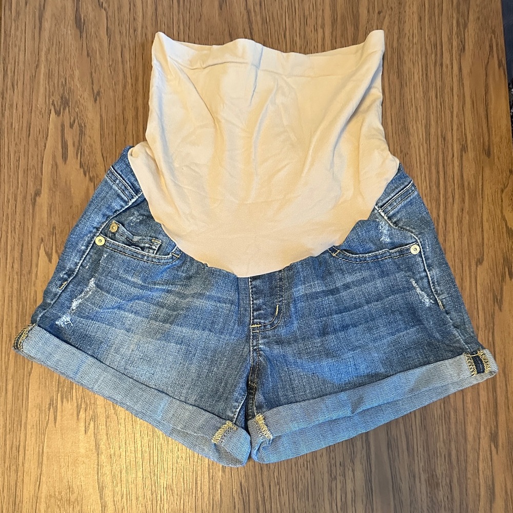 Maternity Jean Shots LED Luxe Essentials Denim